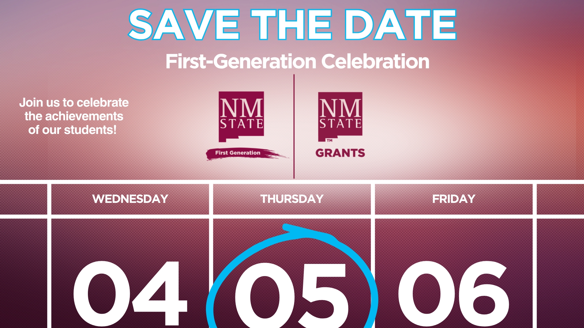 First Generation Celebration